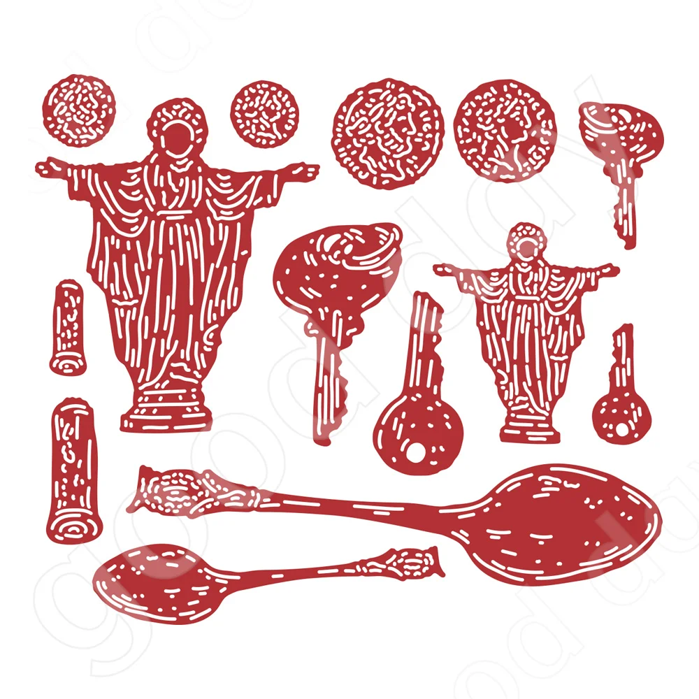 

2022 New Buried Treasure Metal Cutting Dies for Diy Scrapbook Crafts Cut Stencils Maker Photo Album Template Handmade Decor Mold