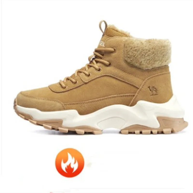 Женские высокие кроссовки Golden Camel теплые с бархатной подкладкой повседневная