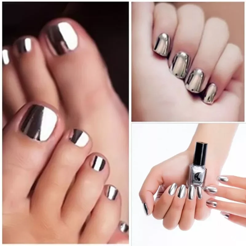 

2022NEW 14 Colors Mirror nail Sexy Metallics Nail Polish Soak Off Nail Art For Women Girl beauty Makeup Tool Semi Permanent Varn