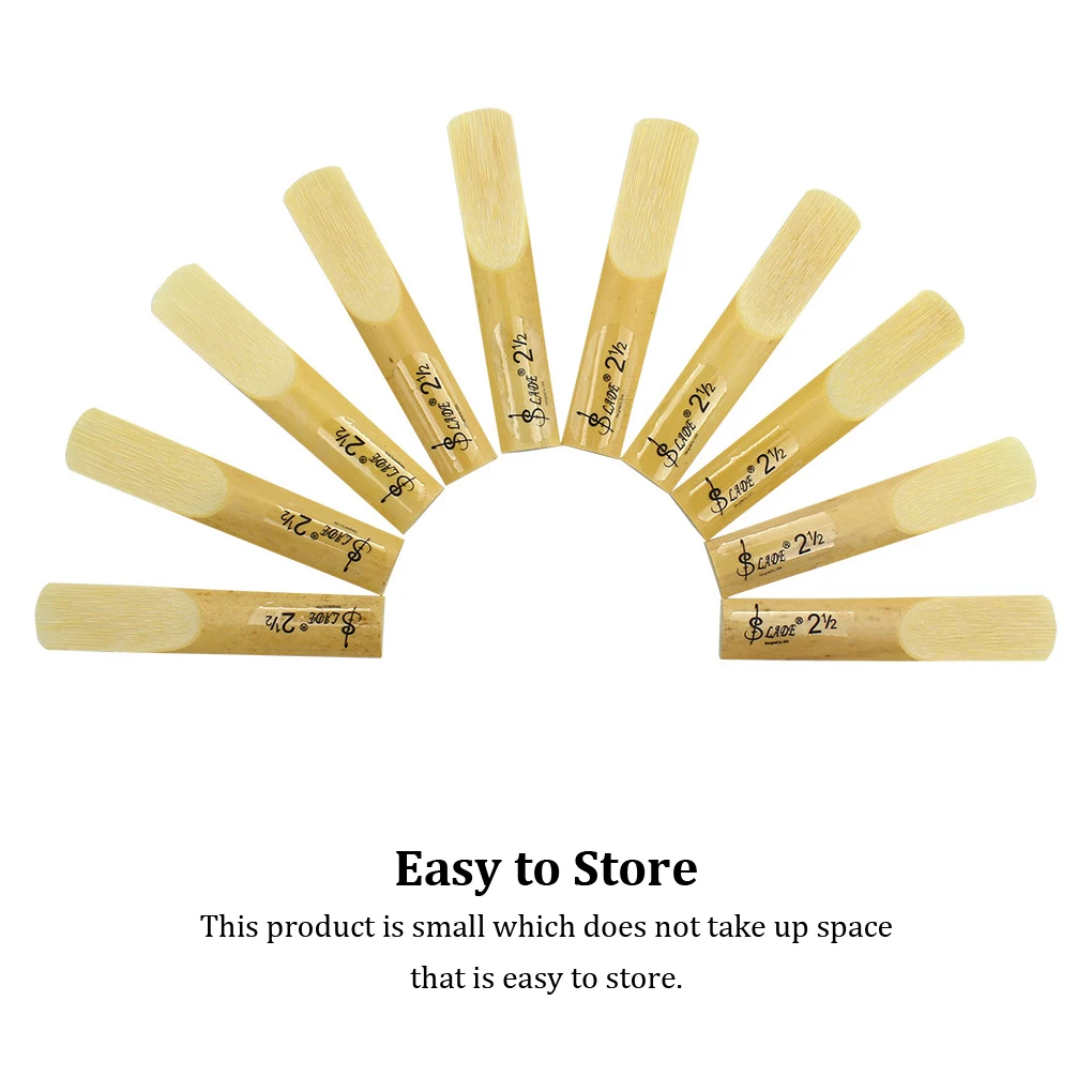 

10 шт. язычковый кларнет инструмент прочности аксессуар гладкие части поверхности поставки мелких частей Производительность 2 5