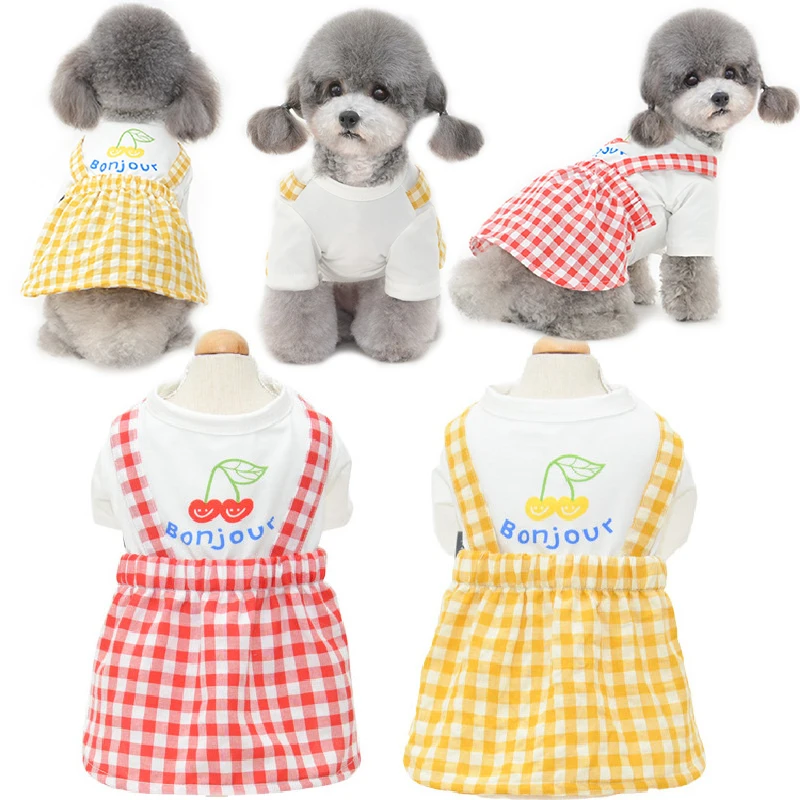 

Одежда для Померанской собаки, летнее платье для собаки, юбка, йоркширский терьер, Ших, Tzu, Мальтийский Бишон, пудель, померанский собачий кос...