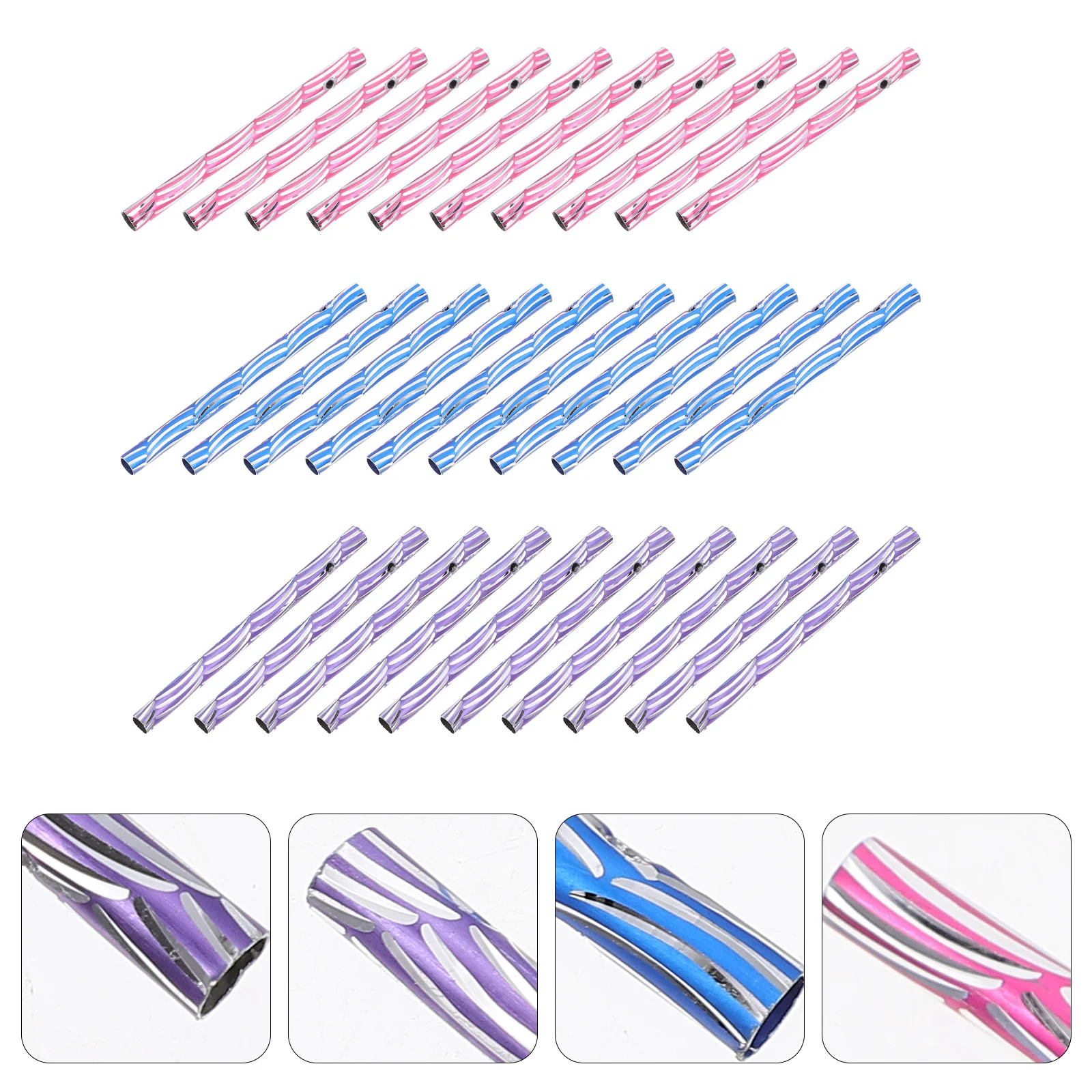 

Wind Chime Tubes Diy Chimes Aluminum Parts Bell Tube Empty Supplies Hollow Crafts Making Accessories Kit Hanging Metal