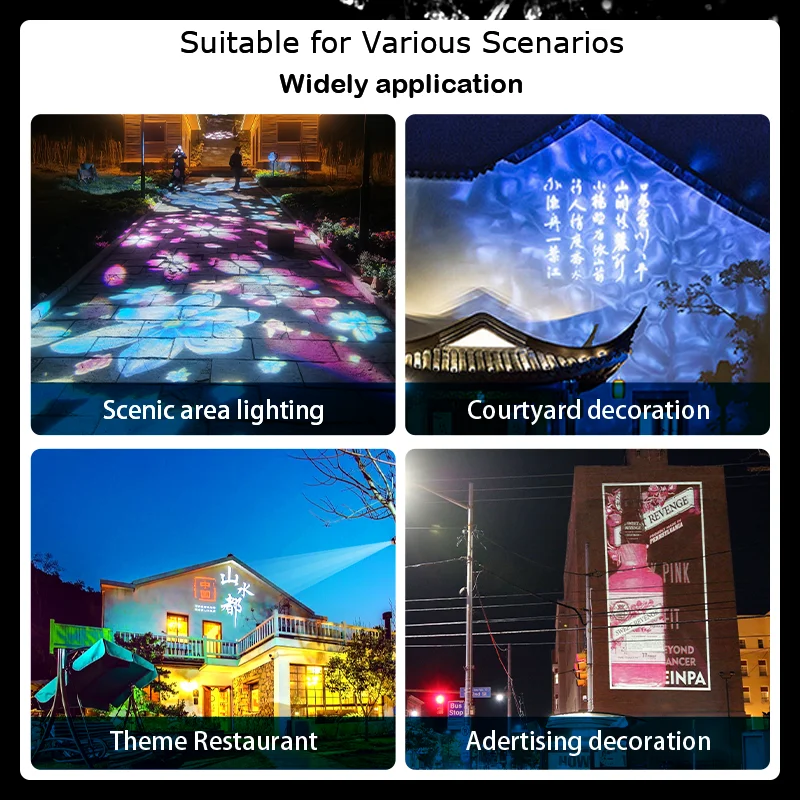 Пользовательская 60 Вт Светодиодная HD цветная лампа Chang для помещений и улицы ip65