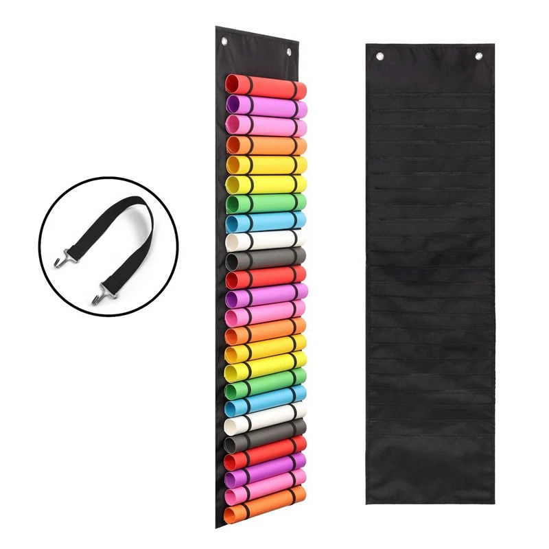 

Vinyl Storage Holder Hanging Bag Vinyl Roll Storage Rack Vinyl Storage Organizer Hanging Pocket Behind The Door