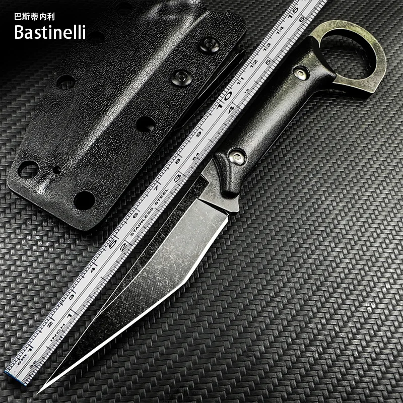 Острый нож из нержавеющей стали 440C с фиксированным клинком тактический военный