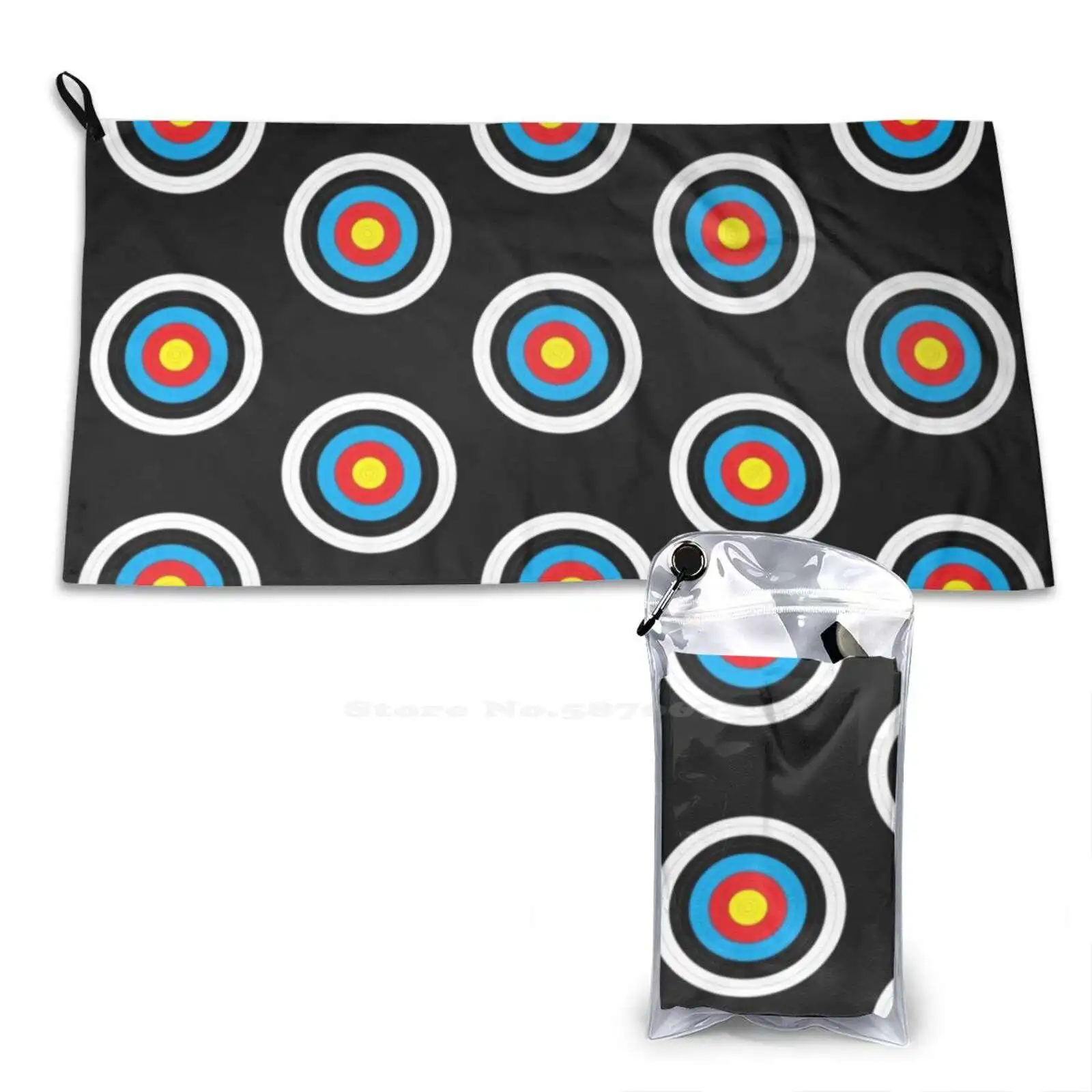 Sport Soft Towel Robin Hood Cool Retro Hunting Target Shooting Bow And Arrow Hunter