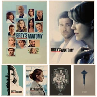 classic tv show greys anatomy good quality prints and posters for living room bar decoration aesthetic art wall painting