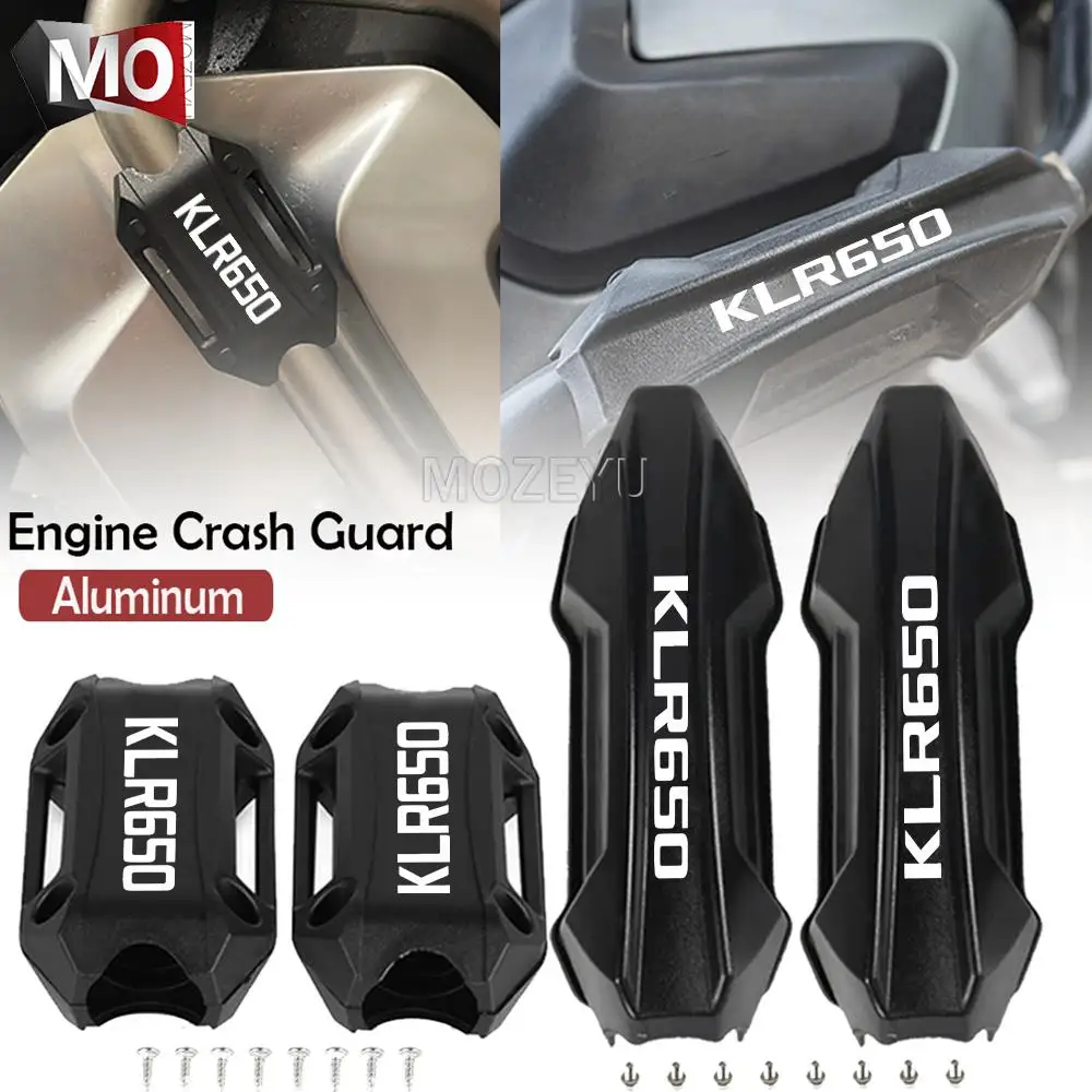 Для KAWASAKI KLR650 KLR 650 2008- 2020 2022 2023 2024 мотоциклетный бампер Защита двигателя блок 25 мм