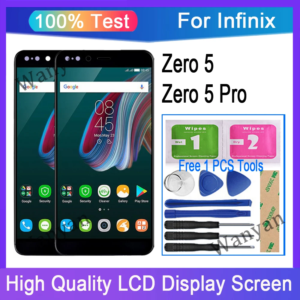 ЖК-дисплей 5,98 дюймов для Infinix Zero 5 X603, сенсорный экран с дигитайзером для Infinix Zero 5 Pro X603B, Замена ЖК-дисплея, оригинал