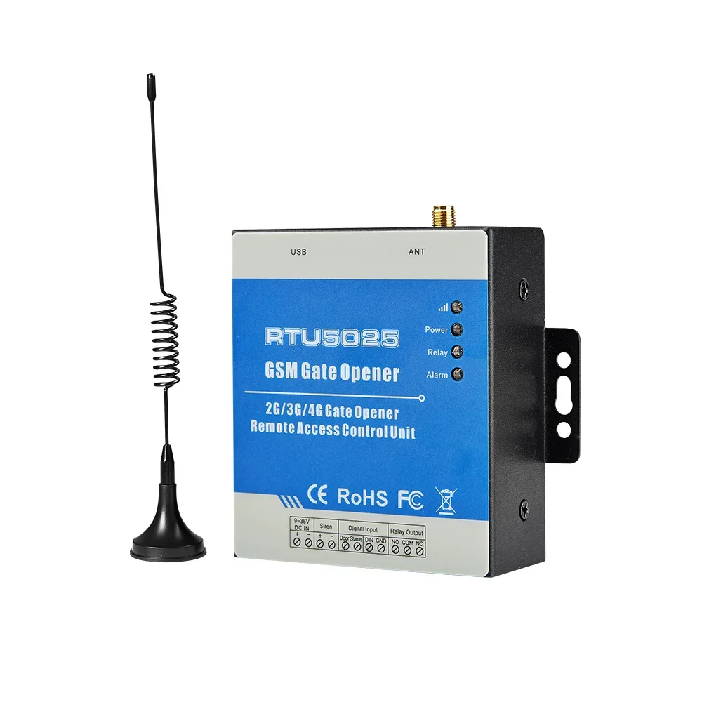 

RTU 5025 GSM беспроводной релейный контроллер доступа для дистанционного управления распашными или раздвижными воротами поддерживает 3000 пользователей