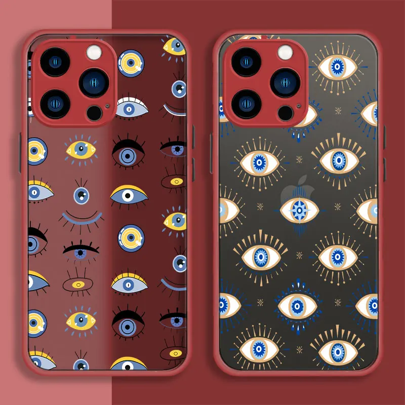 

Magic Eyes Phone Fashion Hard Back Case Cover for iPhone 12 7 8 plus 11 13 Pro Max 7+ iphone12 SE2 XS 6S 6+ 6plus 6 i12