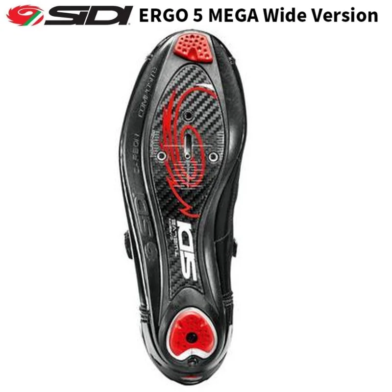 Ботинки SIDI Ergo 5 Carbon Mega Wide versionRoad Lock, кроссовки из  углеродного волокна, обувь для езды на велосипеде - купить по выгодной цене  | AliExpress