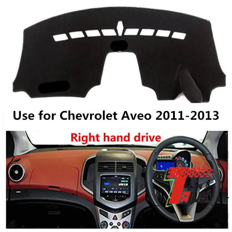 Фото Чехол на приборную панель с защитой от ультрафиолета для Chevrolet Aven 2011 2012 2013, аксессуары для центральной консоли с правым рулем, защитный коврик для приборной панели №1