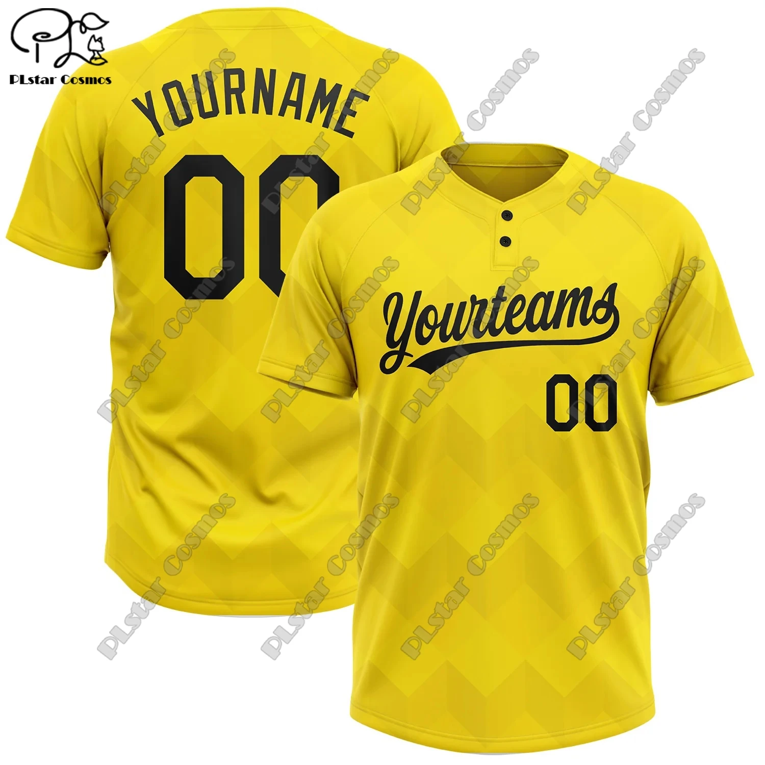 3D печать PLstar Cosmos новинка индивидуальное имя половина градиента двойная кнопка