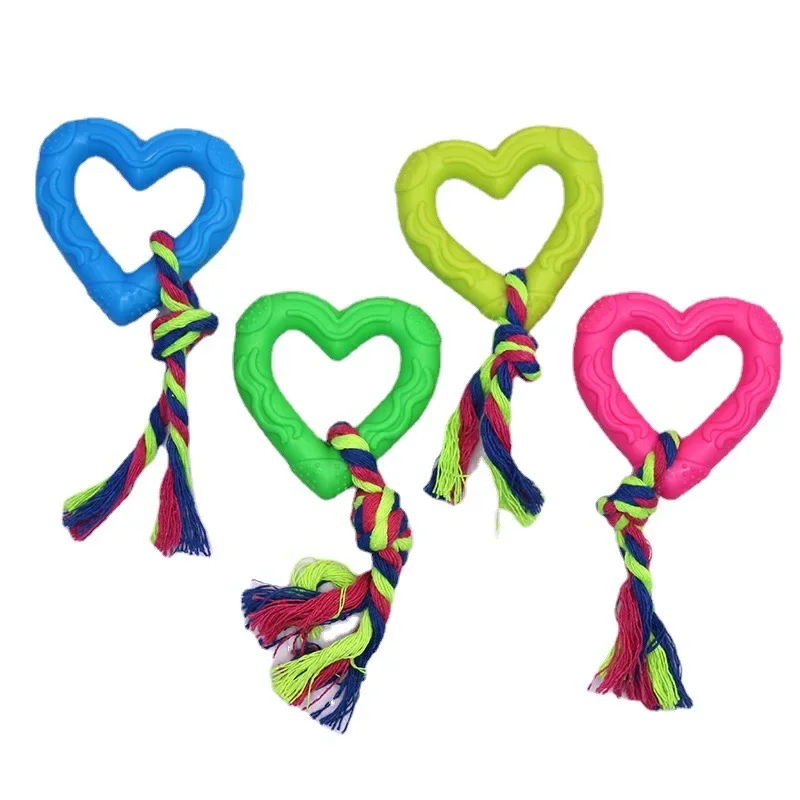 Собачьи шлифовальные зубы анти-укус хлопковая веревка игрушка Тедди клей для