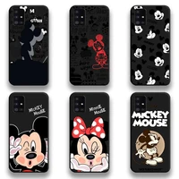 cartoon disney mickey mouse phone case for samsung galaxy a52 a21s a02s a12 a31 a81 a10 a20e a30 a40 a50 a70 a80 a71 a51 5g