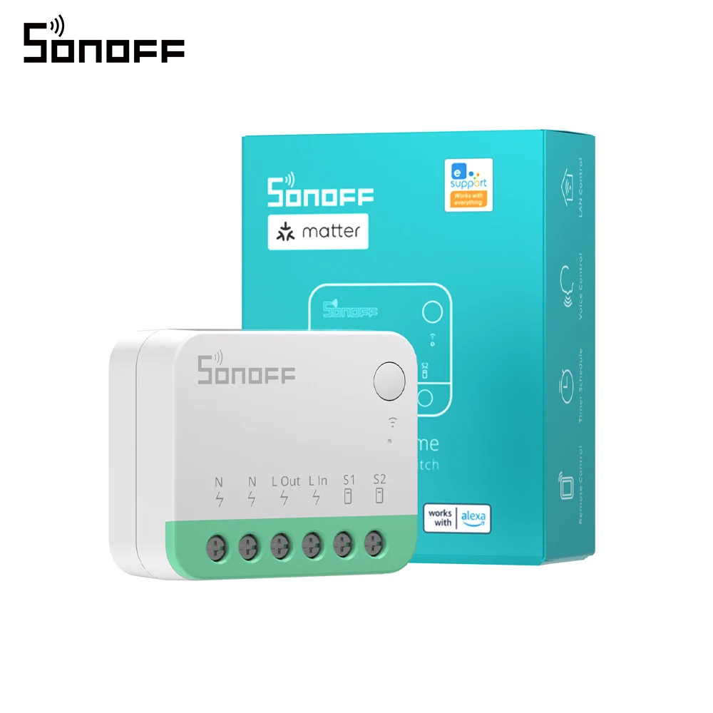 

SONOFF MINIR4M Wi-Fi умный выключатель