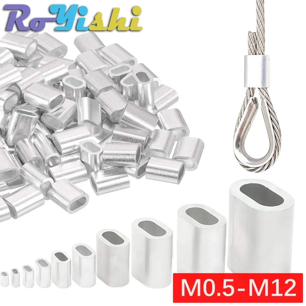 

Алюминиевые обжимные втулки для троса M0.5-M12