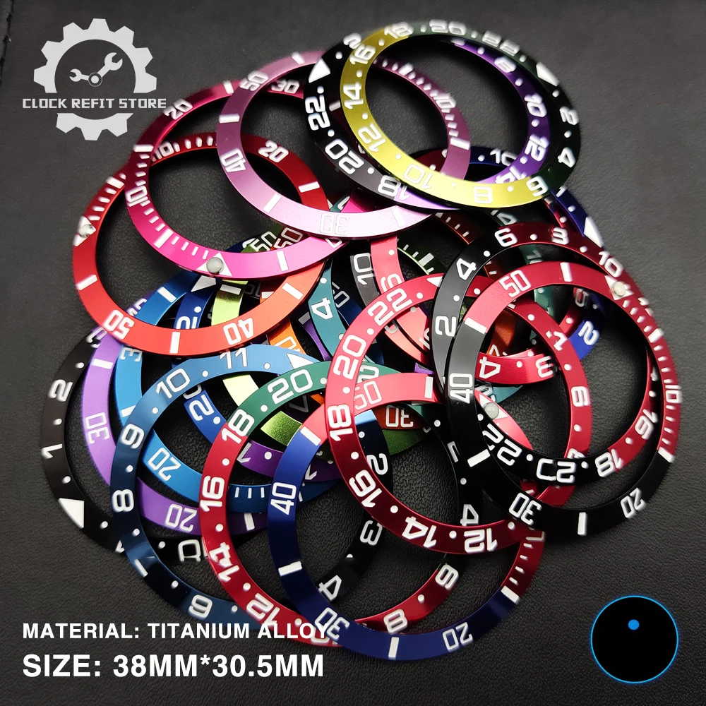 Магазин модификаций часов 38 мм подрамка из алюминия GMT красные синие со