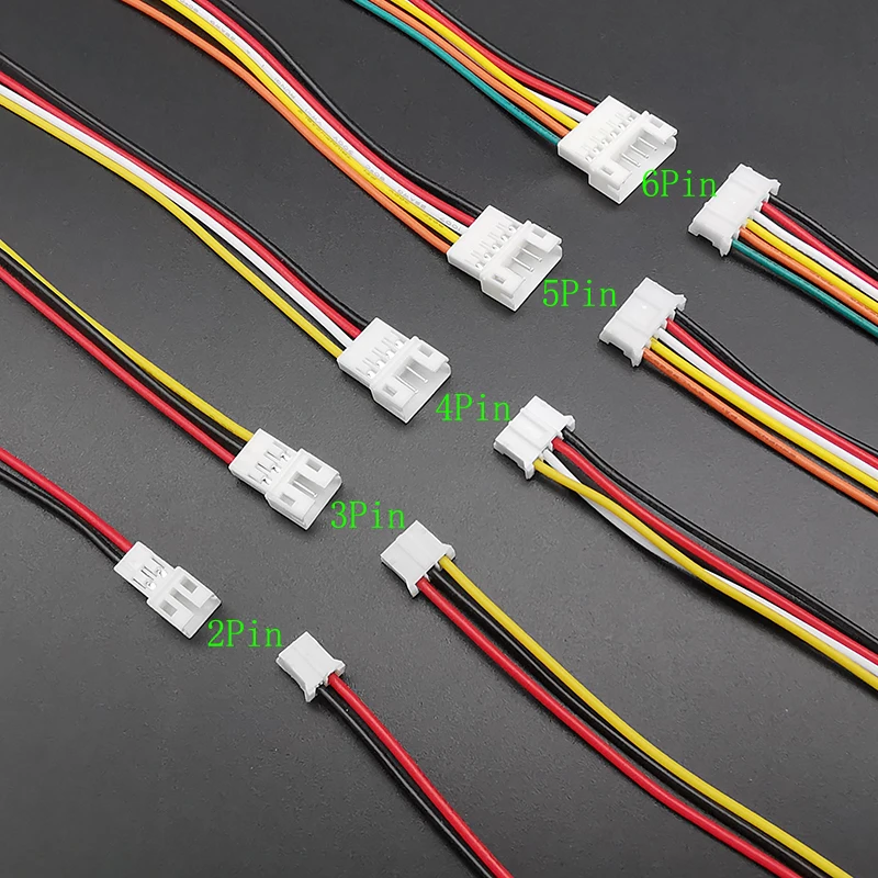 

Mini Micro JST PH2.0 разъемы с проводами 200 мм 26AWG 2P 3P 4P 5P 6Pin