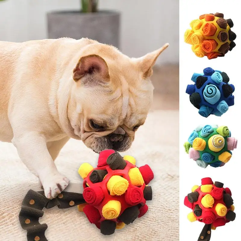 

Snuffle Toys For Dogs Interactive Durable Dog Puzzle Toys Portable Pet Snuffle And Herding Indoor For Outdoor Small Medium Dogs