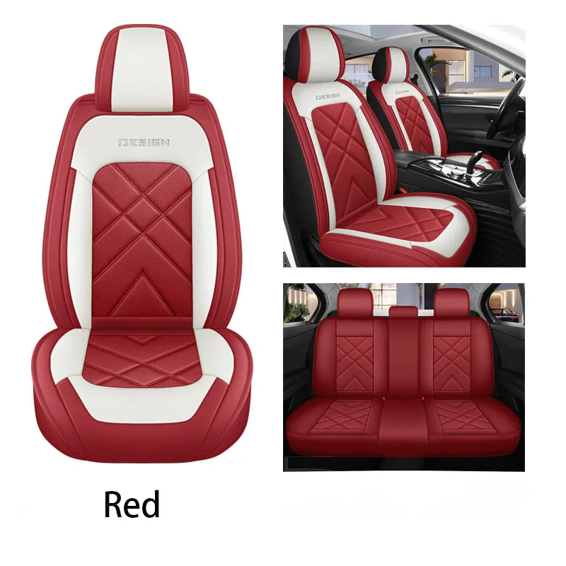 Универсальные кожаные чехлы на сиденья автомобиля для Citroen C2 C3-XR C3L C4L C5 C-Quatre CitroenC5X