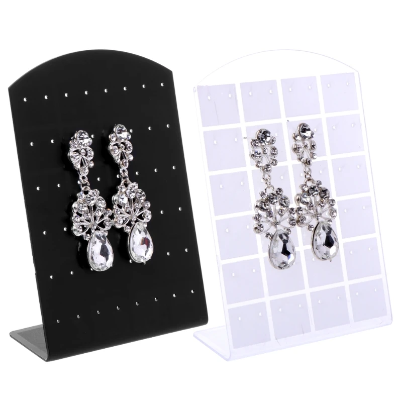 

Earring Display Holder Showing Showcase Rack Ear Cuff Studs Holder Organizer for Jewellery Earrings Studs Decorations