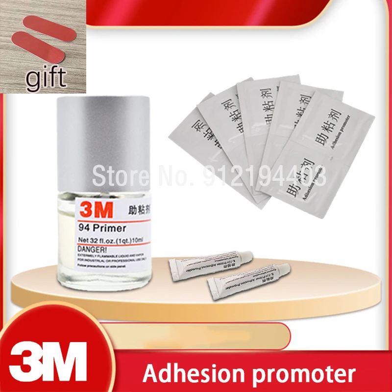 

Strong 3M 94 Adhesive Adhesion Promoter Super Bonder 10ml Glue Strong Acrylic Foam Double Sided Tape Primer For Car Accessories