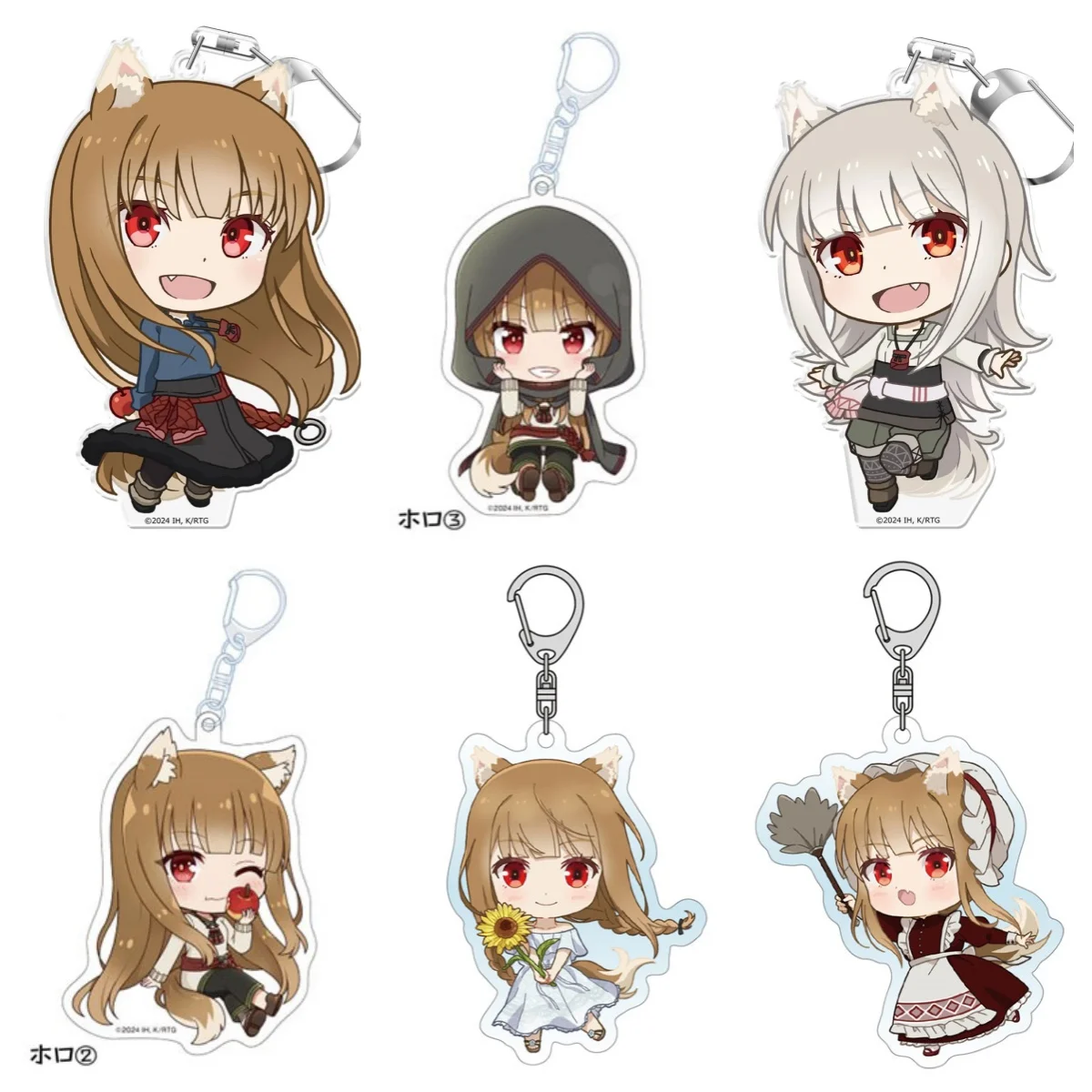 Фото Аниме Spice and Wolf акриловый брелок модель косплей держатель тарелки для фанатов на день рождения Рождественский декор стола тарелка подарок №1