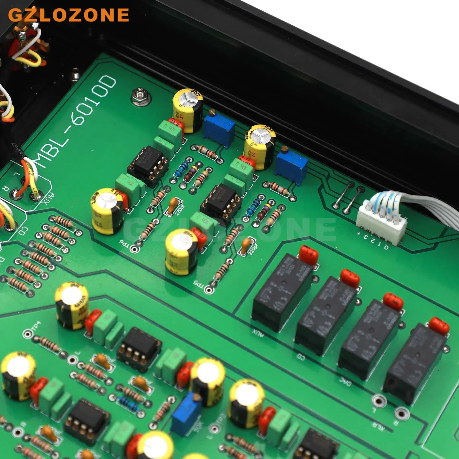 Предварительный усилитель HIFI 6010D NE5534 на схемах предусилителя M-B-L6010 3-позиционный