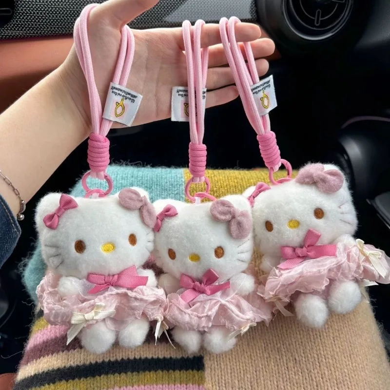 Sanrio Princess Series Hello Kitty автомобиль милый брелок детская школьная сумка кулон аниме
