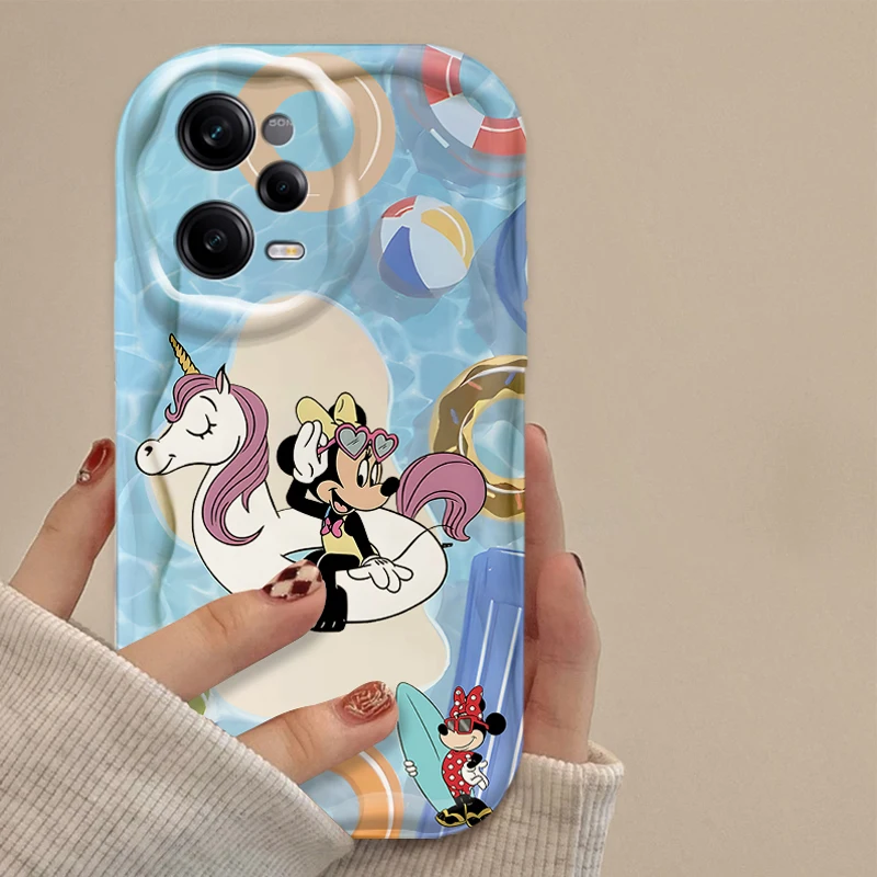 Фото Disney Summer Swim Mickey Stitch Case For Xiaomi Redmi Note 13 12 Pro Plus 4G 5G 12S 11S 1110 10S 9 9S Redmi 14C 13C 12C A3 Capa №3