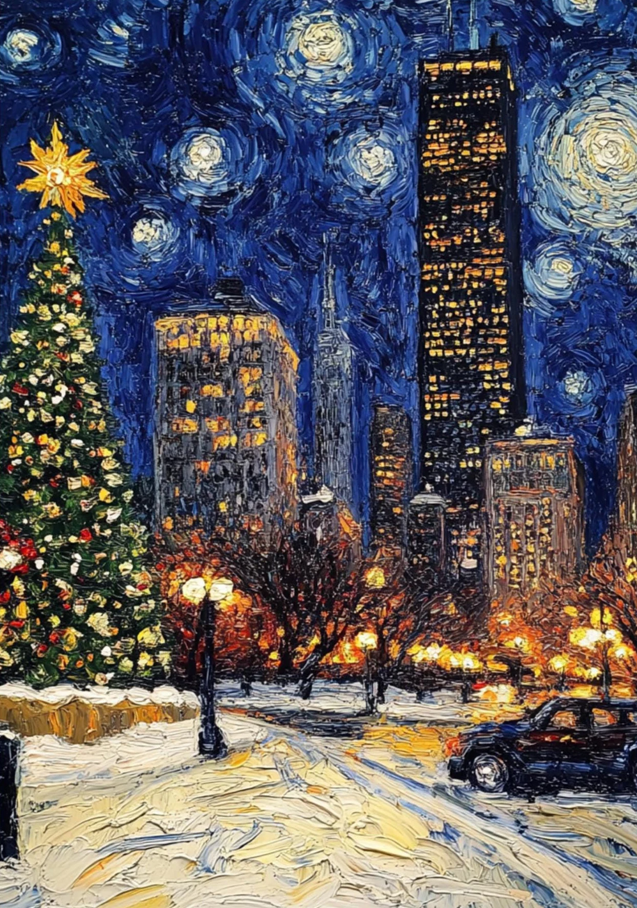 Печать на холсте 