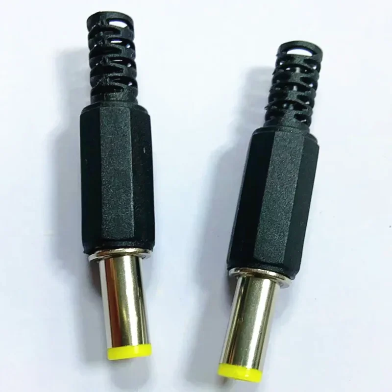 

Штепсельная Вилка постоянного тока 5,5 мм x 2,5 мм, мужская модель, черная, 10 шт.