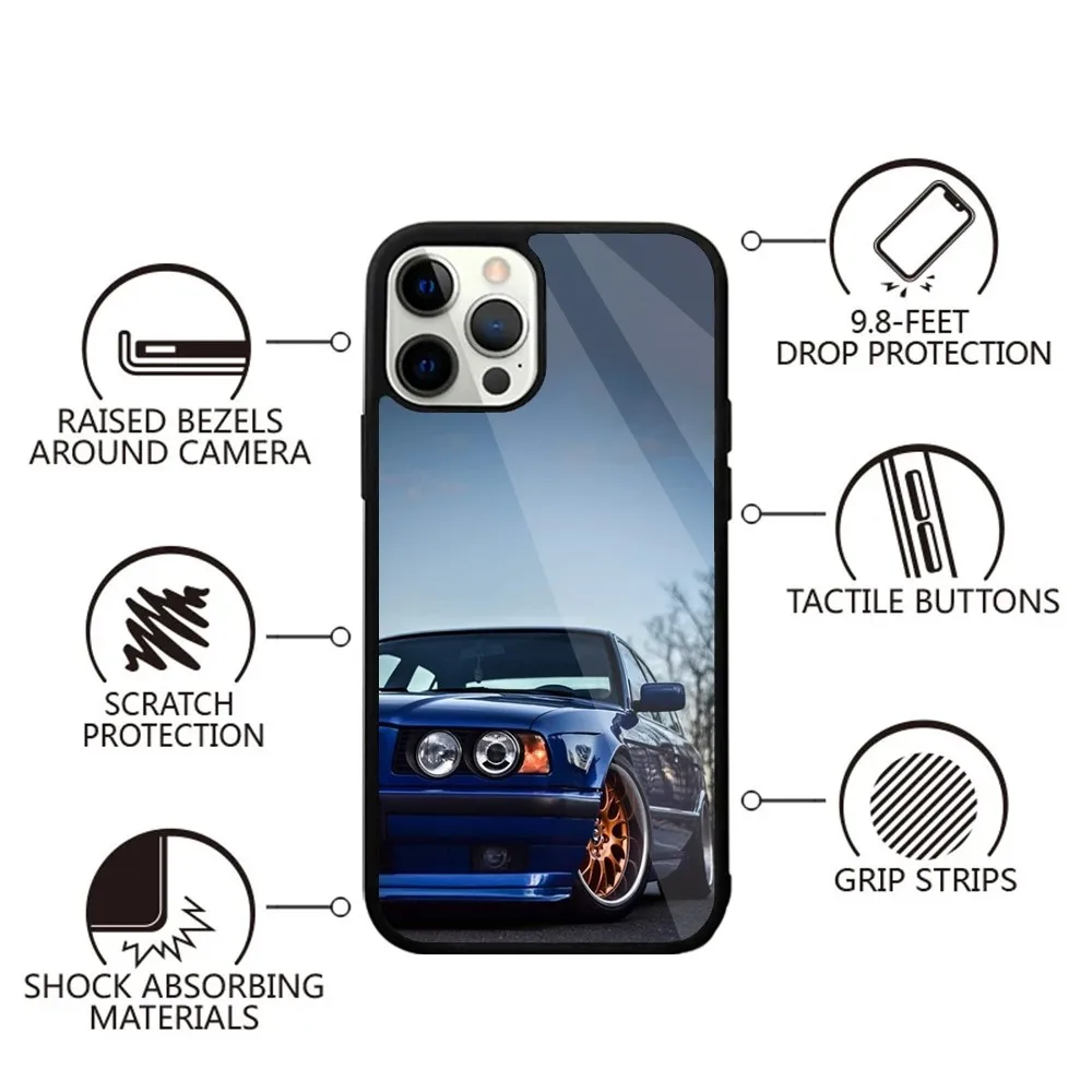 Крутой автомобильный флэш-чехол для телефона Bmwes iPhone 16 15 14 13 12 11 Plus Pro Max Mini Magsafe