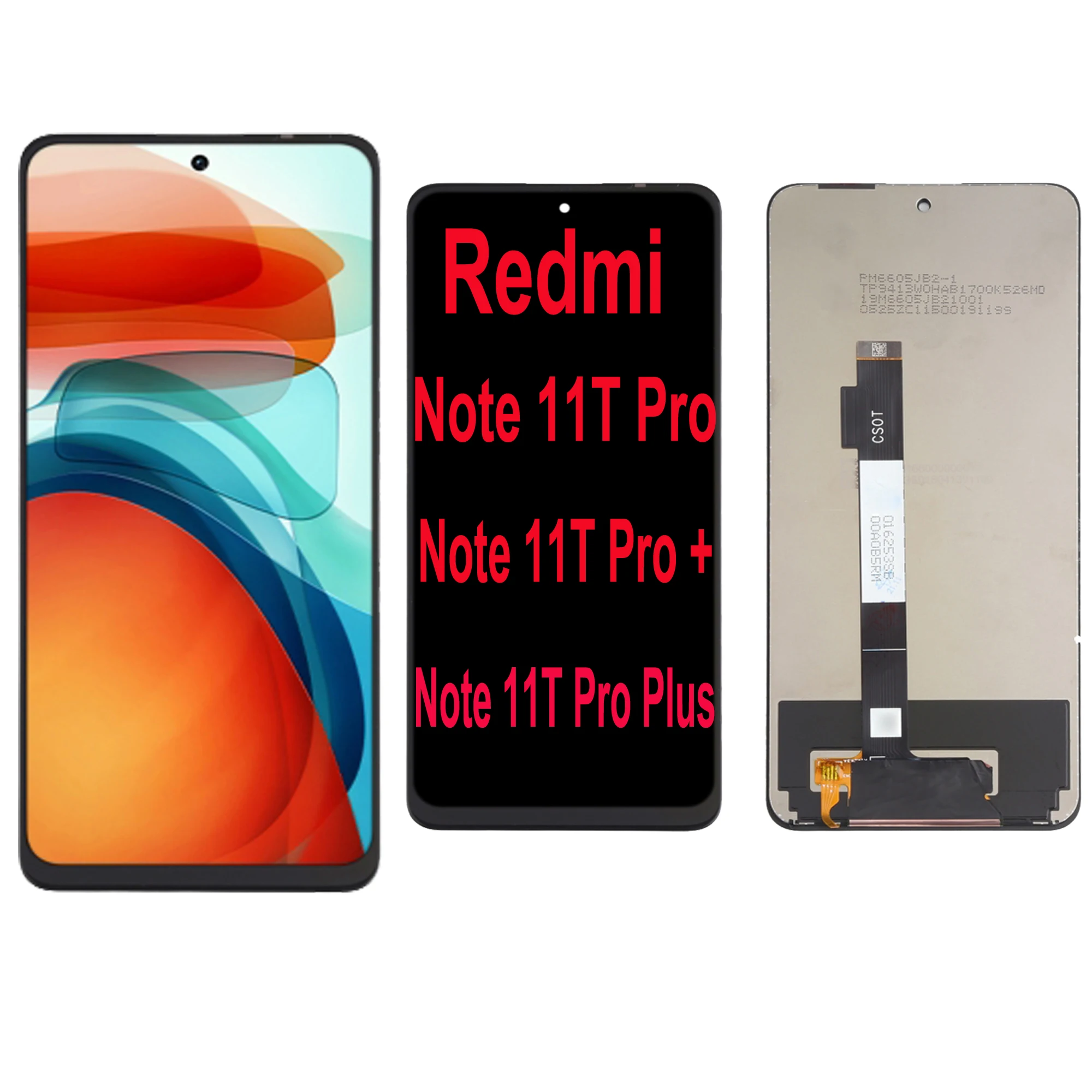 Купи ЖК-дисплей для Xiaomi Redmi Note 11T Pro с сенсорным экраном и дигитайзером в сборе, сменный экран для Redmi Note 11T Pro, оригинал за 1,795 рублей в магазине AliExpress