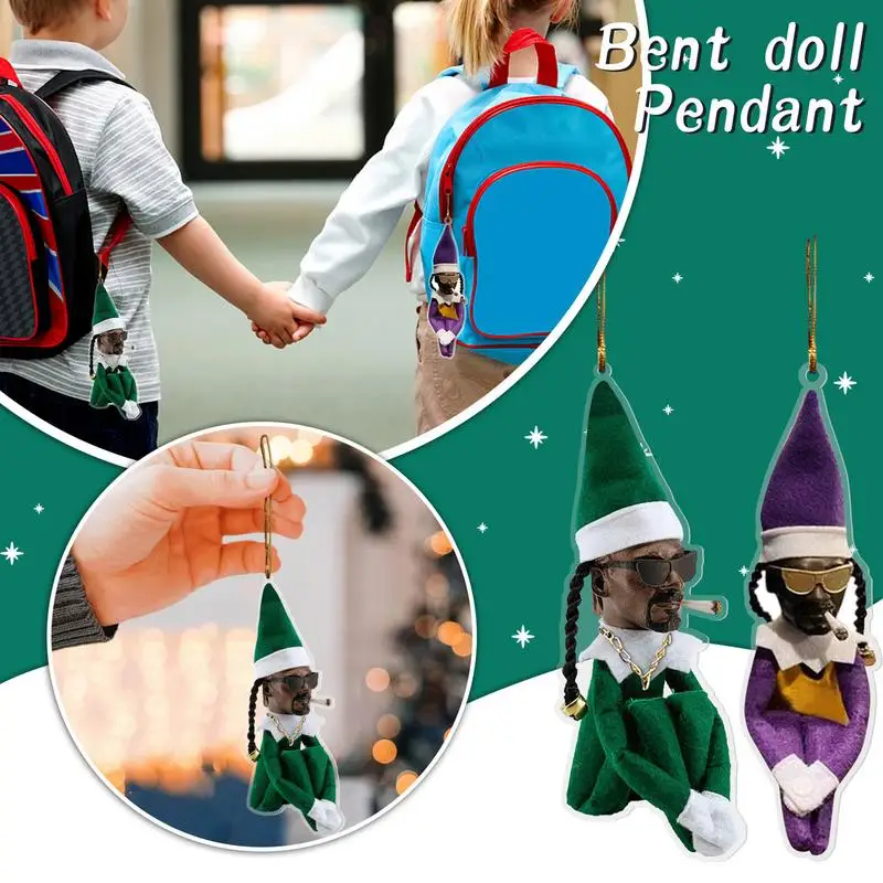 

Snoop On A Stoop Christmas Elf Doll Spy On A Bent Christmas Elf Doll Home Decoration New Year Friends And Relatives Gifts