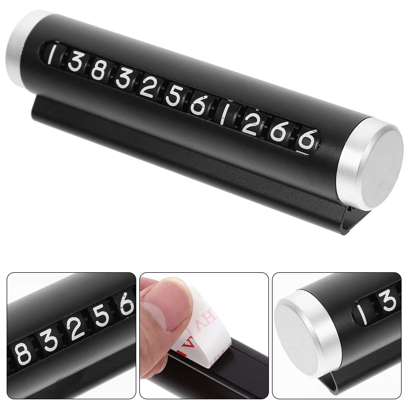 

Car Accessories Parking Card Number Phone Supplies Plate Aluminum Alloy Temporary