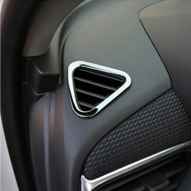 

Мой хороший автомобиль из нержавеющей стали или ABS хромированный автомобильный передний маленький воздушный выход декоративная крышка отделка для Chevrolet Equinox 2017 2018