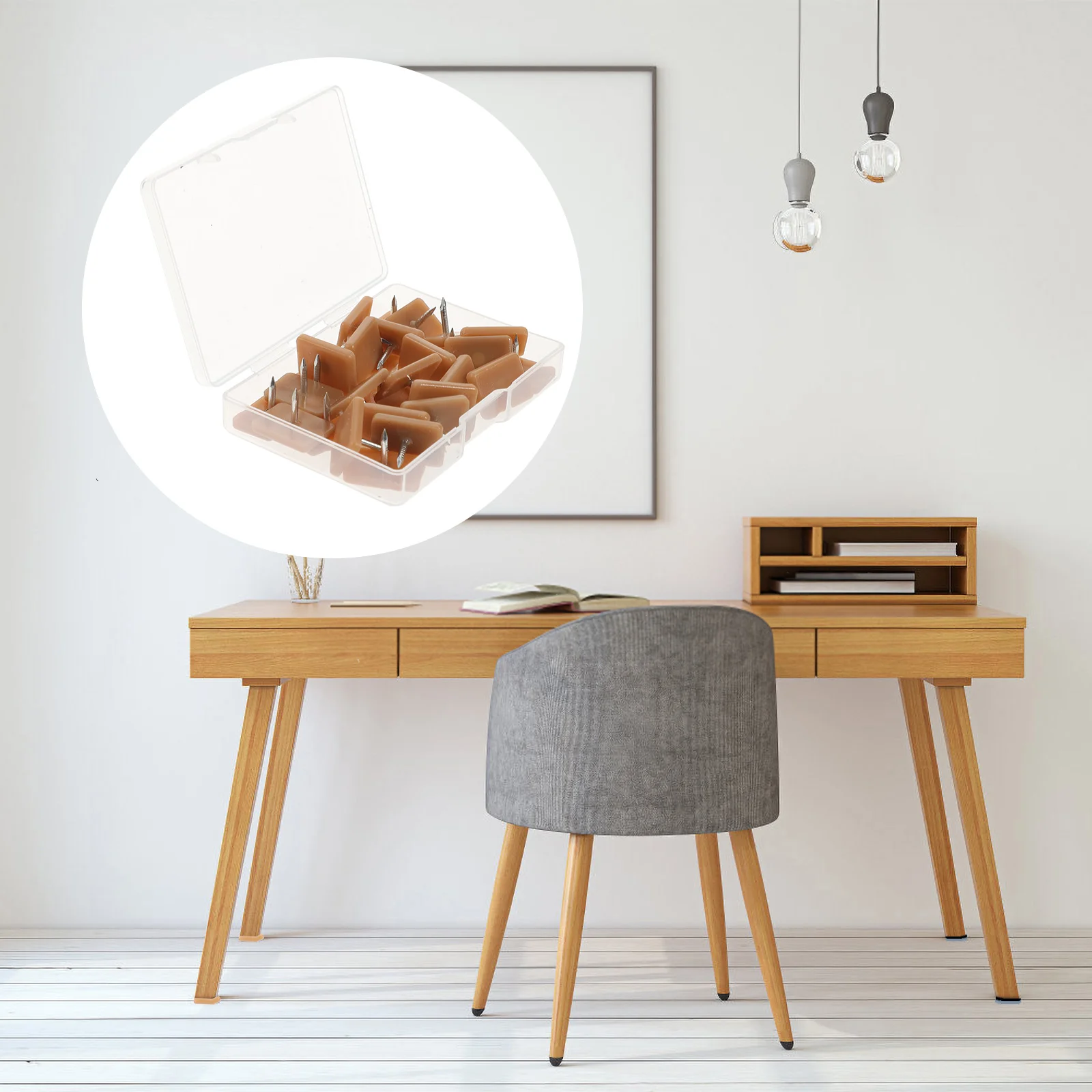 

30pcs Drawer Guide Chair Slider Chair Leg Pad For Hardwood Floor Tile Floor