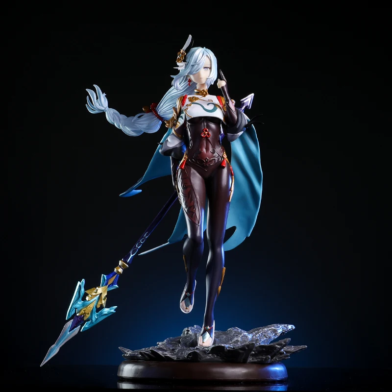 

300mm Genshin Impact Anime Shenhe Action Figure Model PVC Statue Model Desktop Decoration Kid Toys Free Shipping