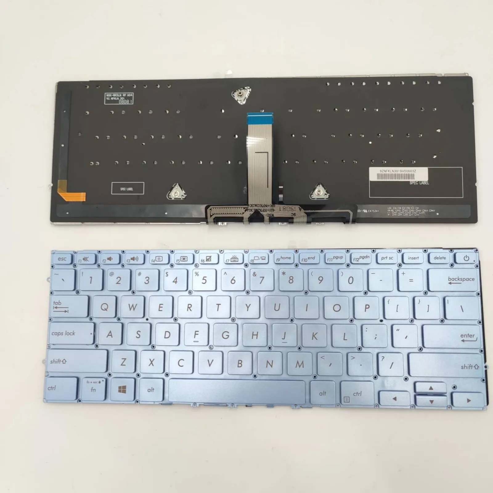 Клавиатура ноутбука для Asus ZenBook S13 UX392FN UX392FA UX392 UX392F, американская раскладка (art.: 3920d3d0cfffc) - 3920d3d0cfffc