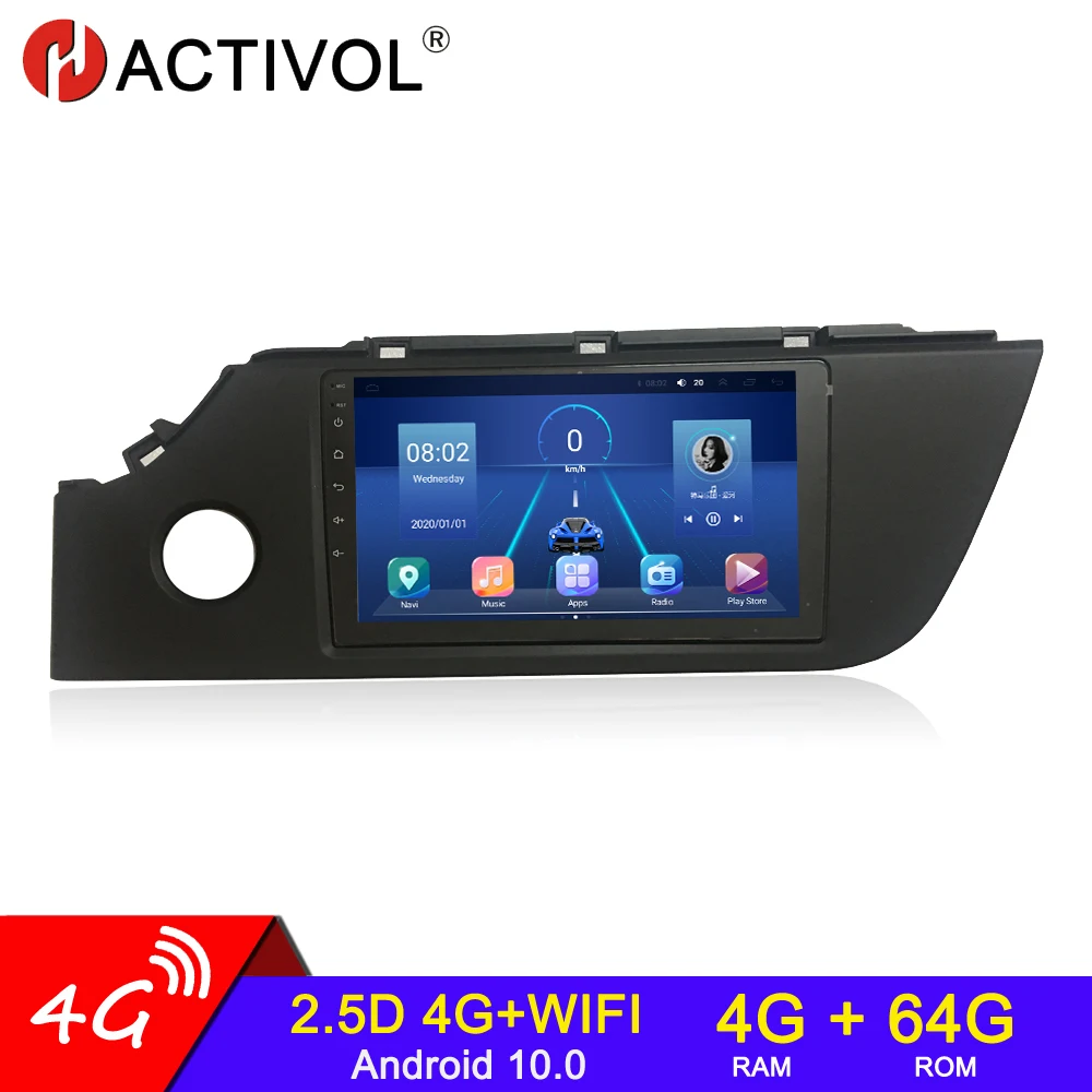 

4G+64G Android 10 2 din Car Radio For Kia Rio 4 IV FB 2020 - 2021 Android 4G Car radio auto Multimedia car audio carplay