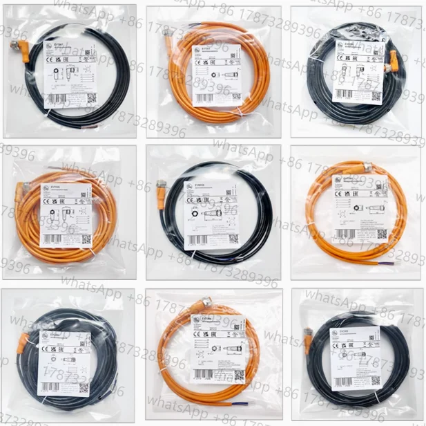 Фото Кабель для подключения датчиков IFM EVC001 EVC002 EVC003 EVC004 EVC005 EVC006 EVC008 EVC141 EVC142 EVT382 EVC837 EVC082 EVC857 №5