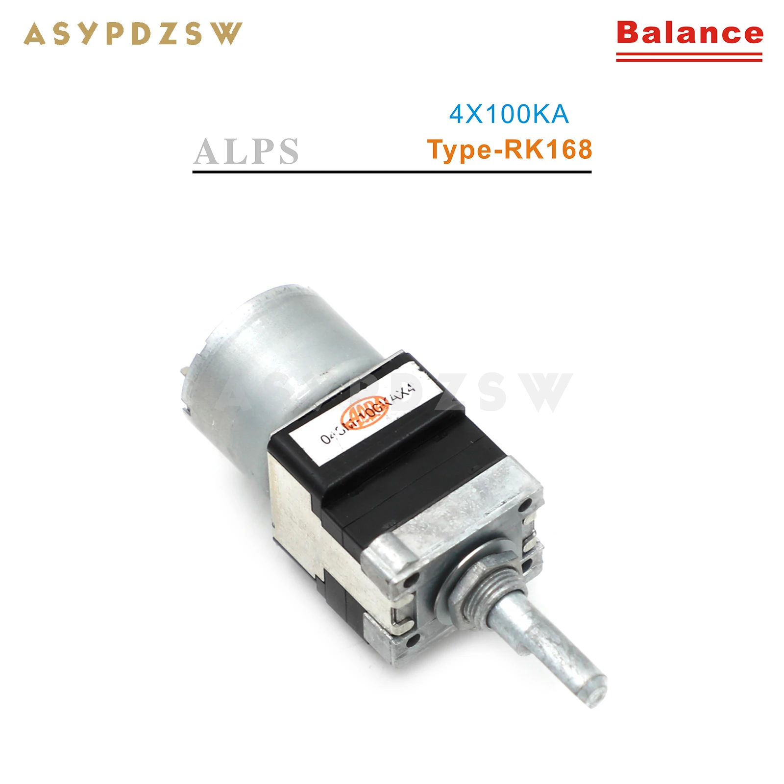 1 PCS Original ALPS RK168 Balance Motor Potentiometer 4X100KA Handle L=20--25mm