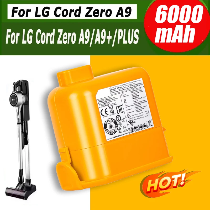 

Аккумулятор для пылесоса LG CordZero A9 5.0/6.0 Ач