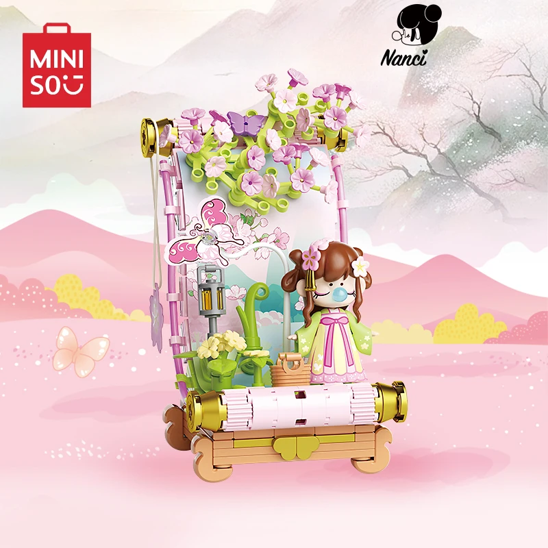 Конструктор Miniso Nanci из серии четыре сезона фигурки настольные украшения Детская
