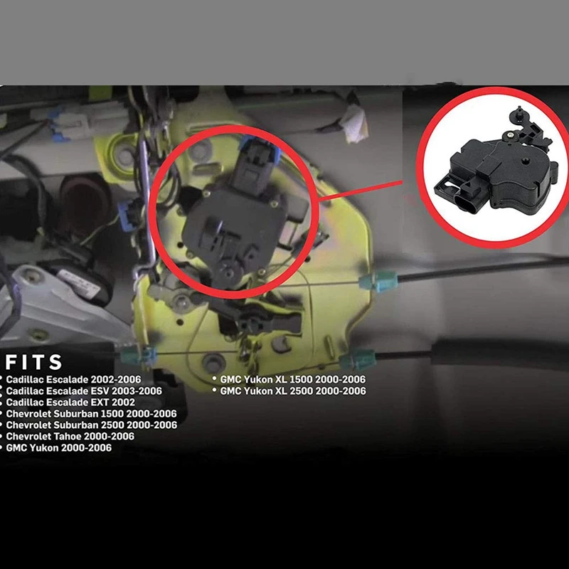 Привод замка задней двери багажника для Chevy Tahoe Suburban Gmc Yukon Xl Denali Cadillac Escalade Esv Ext 15250765