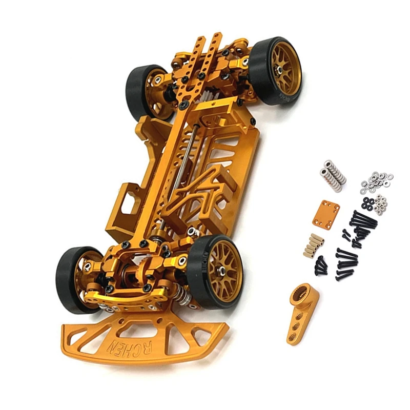 

All Metal Wheelbase Adjustable Chassis Frame KIT For Wltoys KYOSHO MINI-Q9 284131 K969 K989 1/28 RC Car Parts