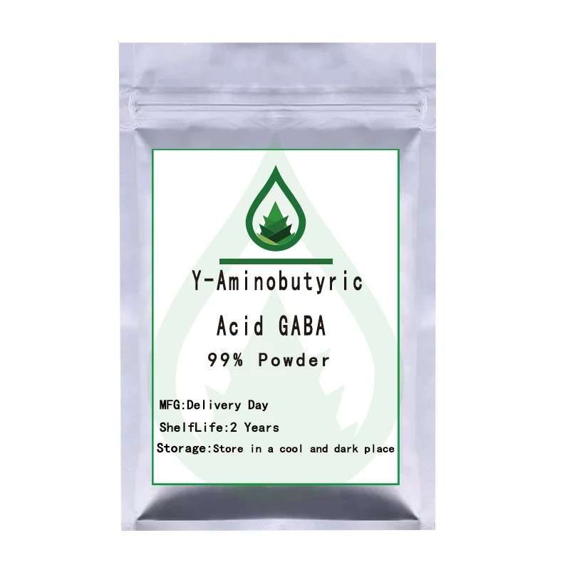 

50-1000g Hot Sell Gamma-Aminobutyric Acid,GABA Free Shipping